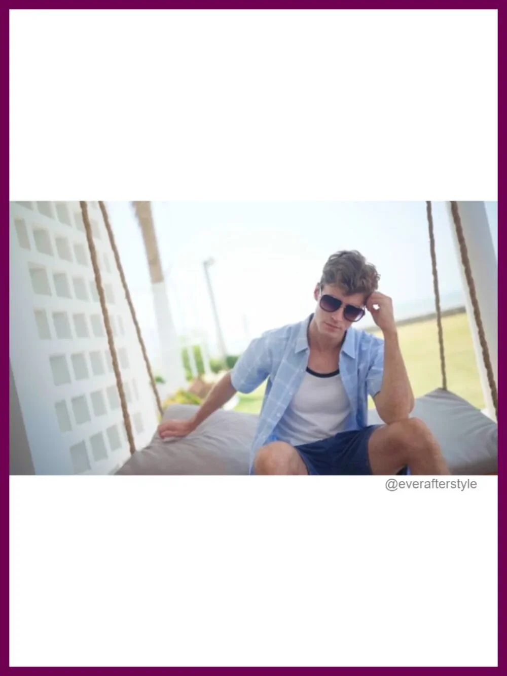 Oversized Square Aviator Sunglasses Metal Frame Retro Double Bridge UV400